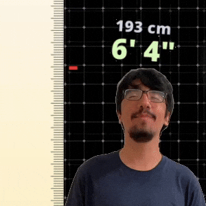 6' 4"