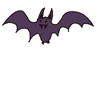 Halloween Bat Sticker