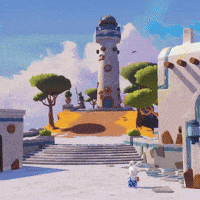 Mario Rabbids Rain GIF by Rabbids