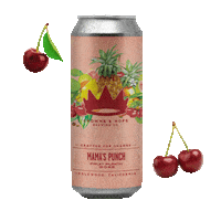 Beer Punch Sticker by Crowns and Hops Brewing Co