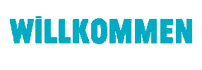 Willkommen Sticker by Bikini Berlin
