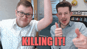 Killing It Well Done GIF by Andrew and Pete