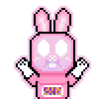 Pixel Hello Sticker