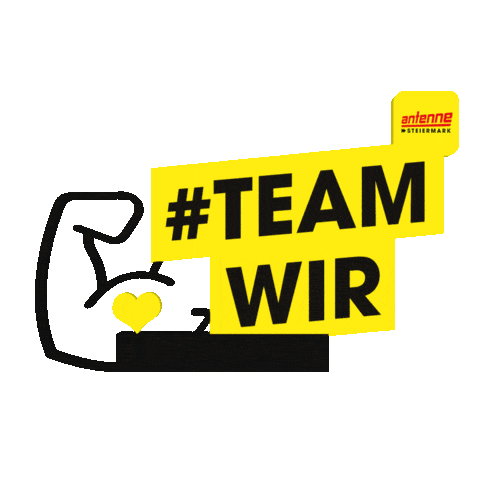 Teamwir Sticker by Antenne Steiermark