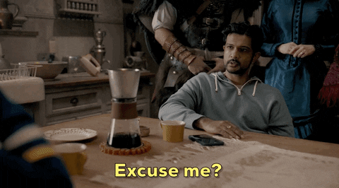 Excuse Me Reaction GIF by CBS