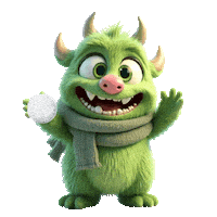 Cute Monster Sticker