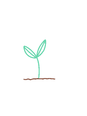 Emsjcreative giphyupload vegan plants grow Sticker
