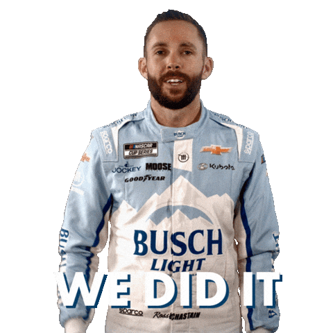 We Did It Busch Light Sticker by Busch Beer