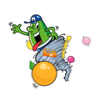 MAOAM_UK fun max sweets stripes Sticker