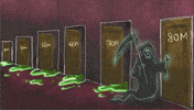 Grim Reaper Skull GIF