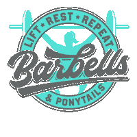 Work Out Fitness Sticker by Barbells & Ponytails