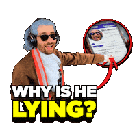 Liar Lying Sticker