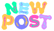 New Post Sticker by iodisworld