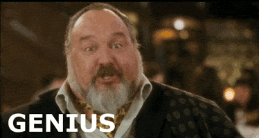 Excited Beard GIF