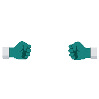 Hr Fist Bump Sticker by Bosch