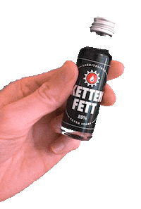 KETTENFETT saufen schnaps lakritz kurzer Sticker