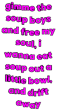 Soup Drift Away Sticker by jOnNy'S wOrLd