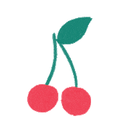 Stone Fruit Sticker by Meri Meri