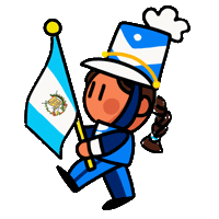 Fiestas Patrias Flag Sticker by JenChibi