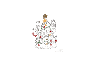 Christmas Tree Sticker by Luuq Coffee