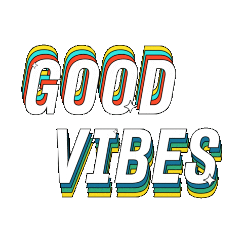 Happy Good Vibes Sticker