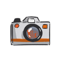 stadtleben photo camera foto kamera Sticker