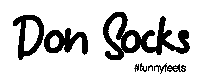 Donsocks socks divertidos calcetines feets Sticker