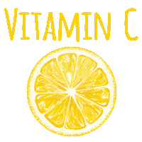Vitamin C Yes Sticker by Tvornica zdrave hrane