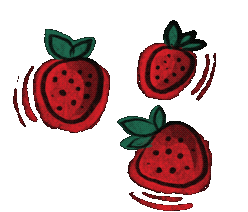 magchiii giphyupload strawberry fruits berry Sticker