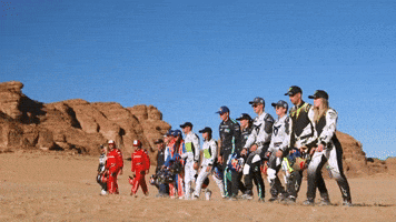 drivers walking