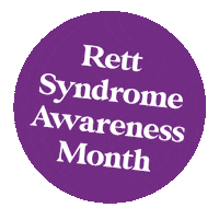 Awareness Rett Sticker by Tracey Hoyng