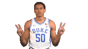 College Basketball Peace Sticker by Duke Men's Basketball