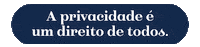 Privacidade Sticker by Camila Martins Design