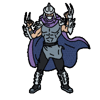 Tortues Ninja Shredder Sticker