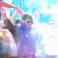 Power Star Holi GIF