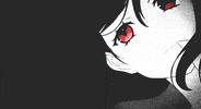 red eyes anime girl GIF