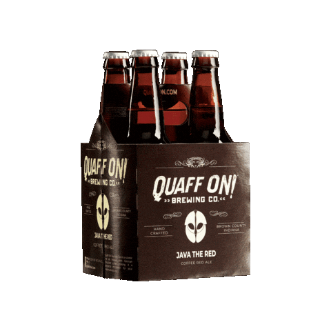 Coffee Beer Sticker by Quaff ON! Brewing Company