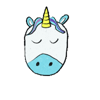 Ampersandd sleep sleepy unicorn sleeping Sticker