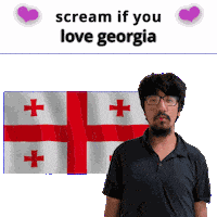 Georgia Flag Sticker