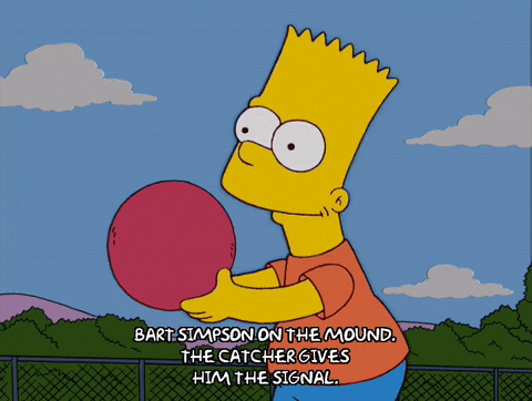 bart simpson ball GIF