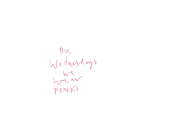 Mean Girls On Wednesdays We Wear Pink Sticker