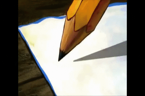 writing GIF
