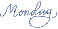Monday Sticker