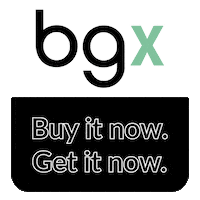 bgXme get it now buy it now bgx 30 mins delivery Sticker