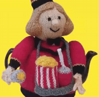 Here You Go Popcorn Time GIF by TeaCosyFolk