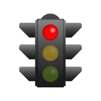 BF17de 17 traffic light fuhrerschein ampel Sticker
