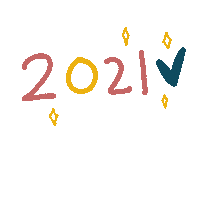 adyayonas new year 2021 fireworks adyayonas Sticker