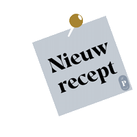 Recipe Nieuw Sticker by uitpaulineskeuken