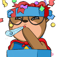 Party Confetti Sticker by Superstar Teacher