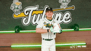 College Baseball Jacob GIF by GreenWave